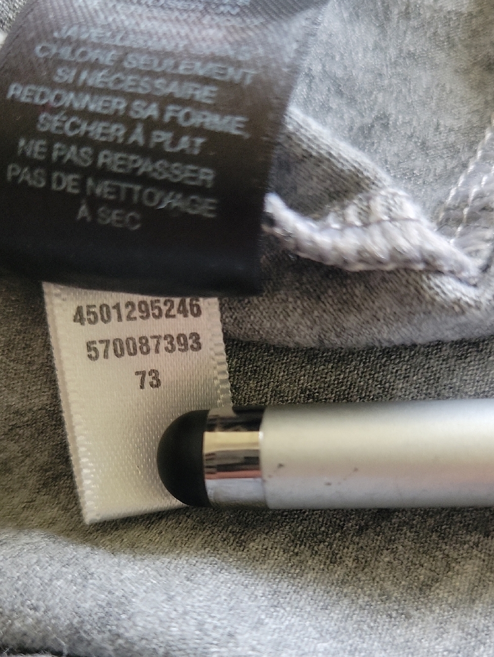 White House Black Market Top, Medium, Gray/Silver - Picture 9 of 10